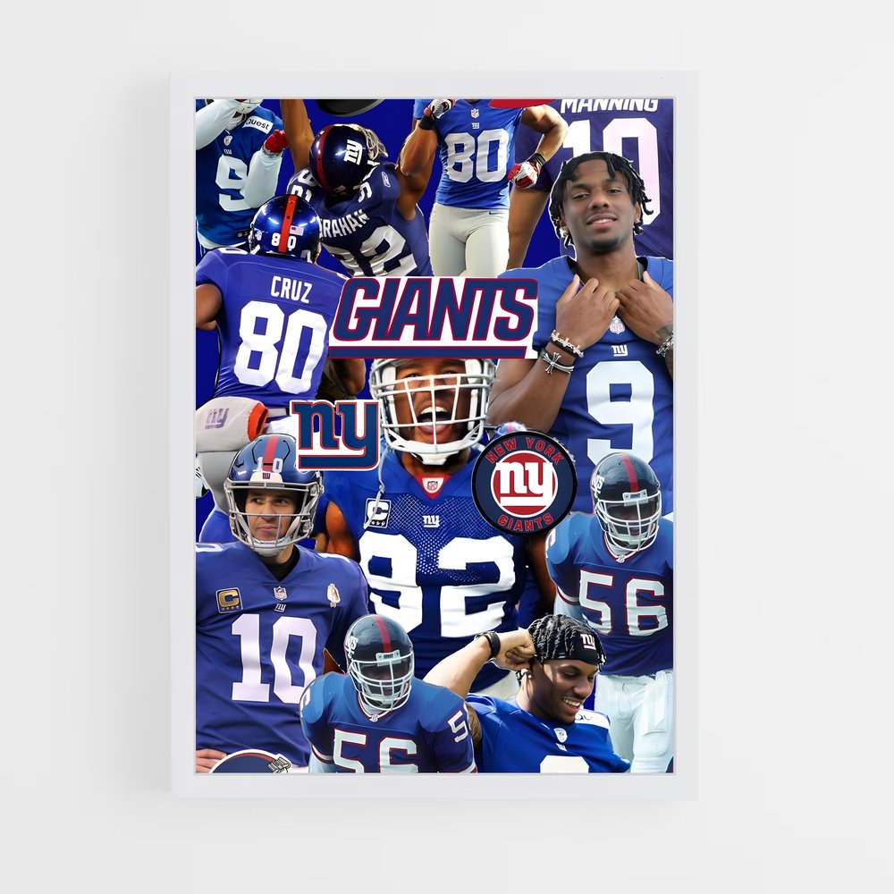 Poster Giants de New York (vue 3)